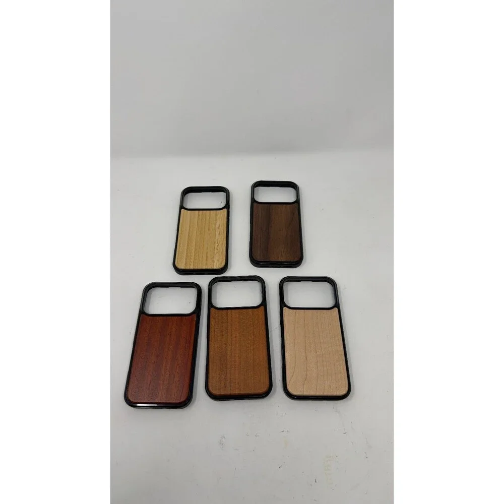 Wooden iPhone 17 Pro Phone Case - Wood Back